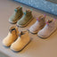 Autumn Winter Baby Boys Girls Boots Oxford Suede Children Casual Shoes Outdoor Anti-slip Infant Shoes Plush Kids Ankle Boots - Slobuy