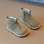Autumn Winter Baby Boys Girls Boots Oxford Suede Children Casual Shoes Outdoor Anti-slip Infant Shoes Plush Kids Ankle Boots - Slobuy