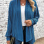 Autumn and Winter New Women's Long Sleeve Solid Loose Cardigan Coat Women - Slobuy
