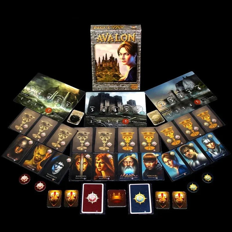 Avalon Mutiny COUP English Board Game Card Friend Battle Toy Family Collection Anime Play Competition New Casual Party Kid - Slobuy