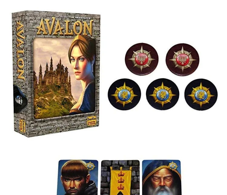 Avalon Mutiny COUP English Board Game Card Friend Battle Toy Family Collection Anime Play Competition New Casual Party Kid - Slobuy