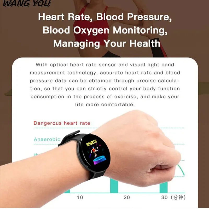 B39 Smart Watch Upgrade Men Women Smartwatch Blood Pressure Fitness True Step CountingTracker Sport Smart Bracelet - Slobuy