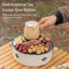 BBQ Charcoal Grill Portable Round Barbecue Grill with Grill Net Charcoal Barbecue Grill Multifunction for Outdoor Garden Patio - Slobuy