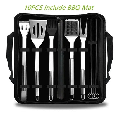 BBQ Tools Set Barbecue Utensil AccessoriesThermometer Barbeque Grilling  Accessories  Outdoor Gril Tools Set Bbq Utensil Set - Slobuy