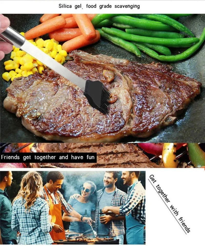 BBQ Tools Set Barbecue Utensil AccessoriesThermometer Barbeque Grilling  Accessories  Outdoor Gril Tools Set Bbq Utensil Set - Slobuy