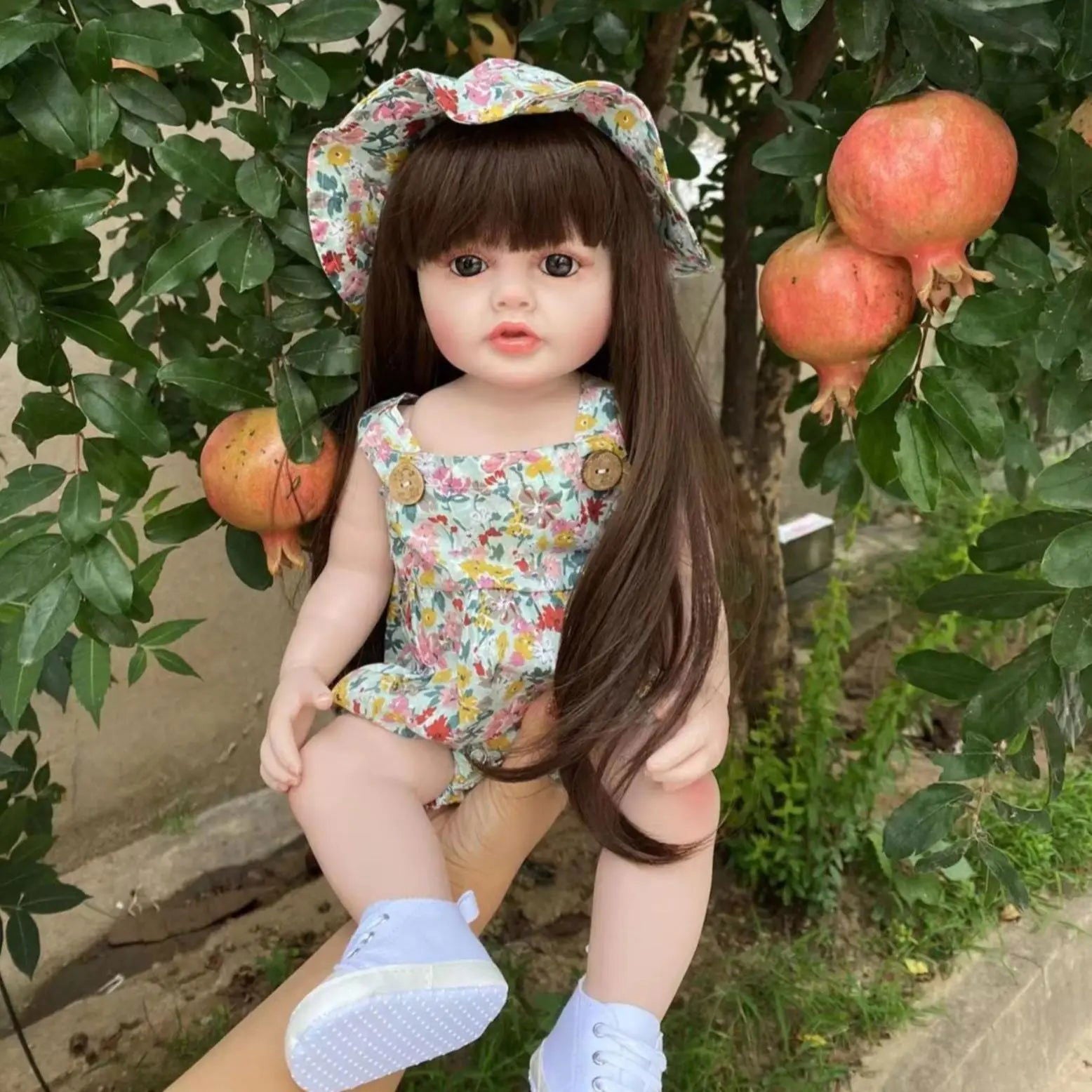 BZDOLL 55 CM 22 Inch Reborn Dolls Realistic Full Silicone Baby Bebe Newborn Girl Doll Princess Toddler Toy Gift - Slobuy