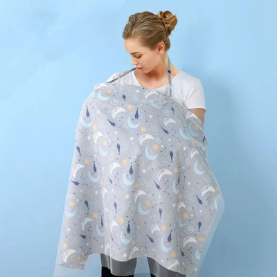 Baby Breastfeeding Cover Nursing Clothes Breast Feeding Cape Breathable Cotton Nursing Cloth Outdoor Breastfeeding Nursing Cover - Slobuy