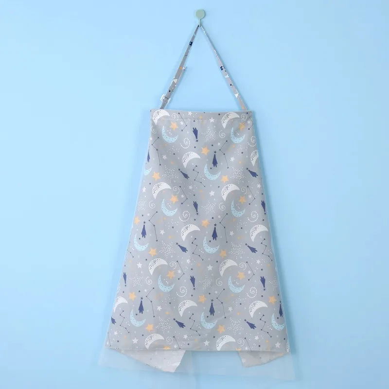 Baby Breastfeeding Cover Nursing Clothes Breast Feeding Cape Breathable Cotton Nursing Cloth Outdoor Breastfeeding Nursing Cover - Slobuy