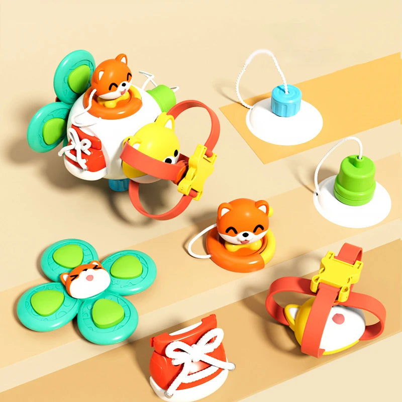 Baby Busy Board Cube Montessori Sensory Toys for Toddler Educational Learning Activities Travel Toy Lock Box Fine Motor Skill - Slobuy