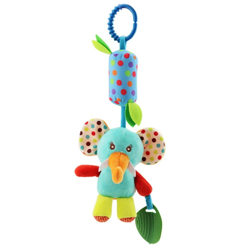 Baby Crib Hanging Rattles Toys Car Seat Toy Soft Mobiles Stroller Crib Cot Spiral Toy Pram Hanging Dolls for Babies Newborn Gift - Slobuy