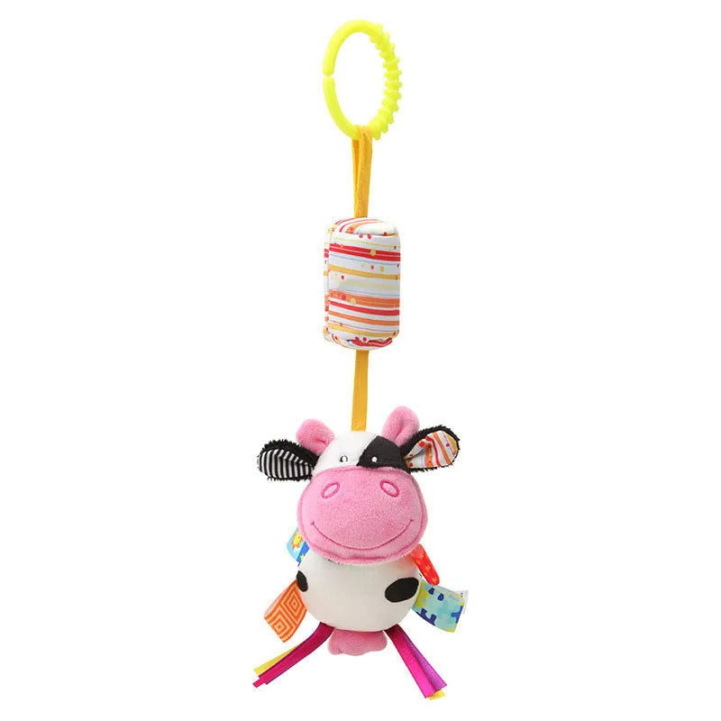 Baby Crib Hanging Rattles Toys Car Seat Toy Soft Mobiles Stroller Crib Cot Spiral Toy Pram Hanging Dolls for Babies Newborn Gift - Slobuy