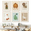 Baby Cute Rabbit Bird Geese Leopard Dog Nursery Wall Art Canvas Painting Nordic Posters And Prints Pictures For Kid Room Decor - Slobuy