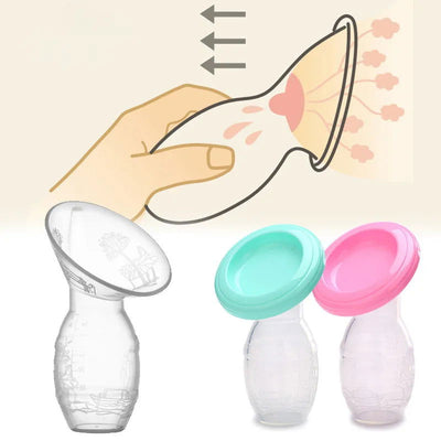 Baby Feeding Manual Breast Pump Partner Breast Collector Automatic Correction Breast Milk Silicone Pumps Maternity Products - Slobuy