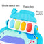 Baby Fitness Stand Music Play Gym Activity Toys Newborn Piano Crawling Blanket Pedal Game Pad Early Education 0-36 Months Gifts - Slobuy