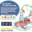Baby Fitness Stand Music Play Gym Activity Toys Newborn Piano Crawling Blanket Pedal Game Pad Early Education 0-36 Months Gifts - Slobuy