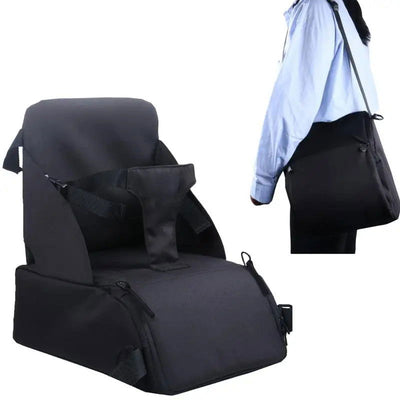 Baby Furniture Booster Seat Portable Foldable With Storage Space Baby Chair Seat Safety Belt Feeding High Chair High Quality - Slobuy