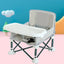 Baby Furniture Supplies Booster Seat Dining Chair Portable Travel Folding Kids With Feeding Chair Outdoor Beach Seat - Slobuy