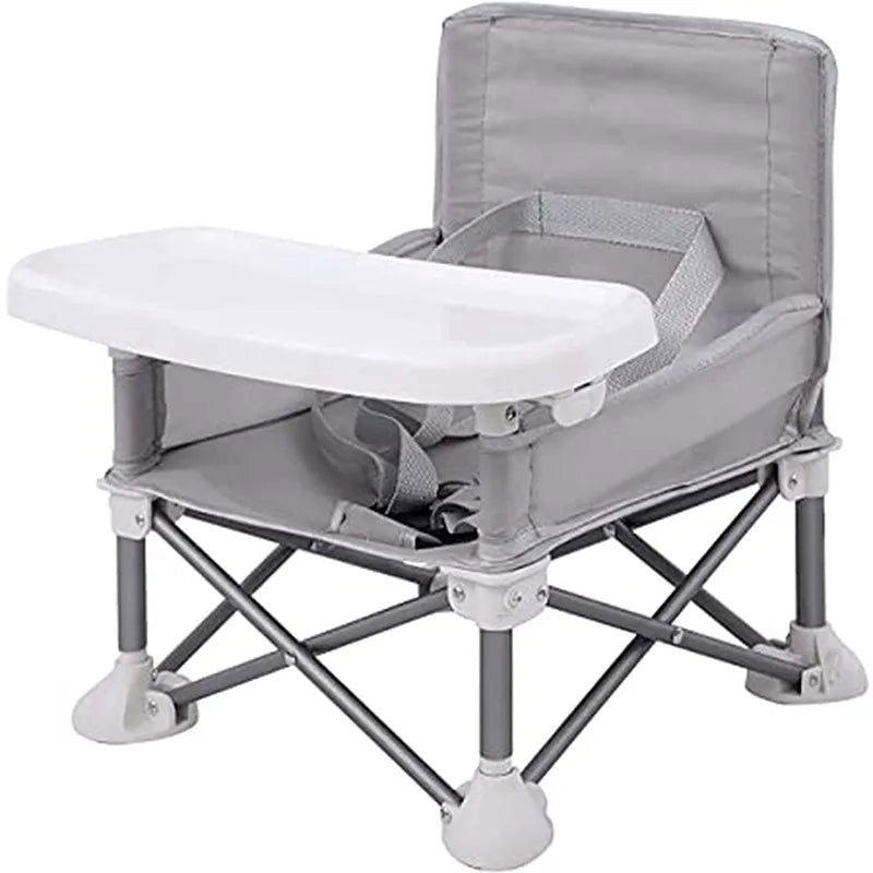 Baby Furniture Supplies Booster Seat Dining Chair Portable Travel Folding Kids With Feeding Chair Outdoor Beach Seat - Slobuy