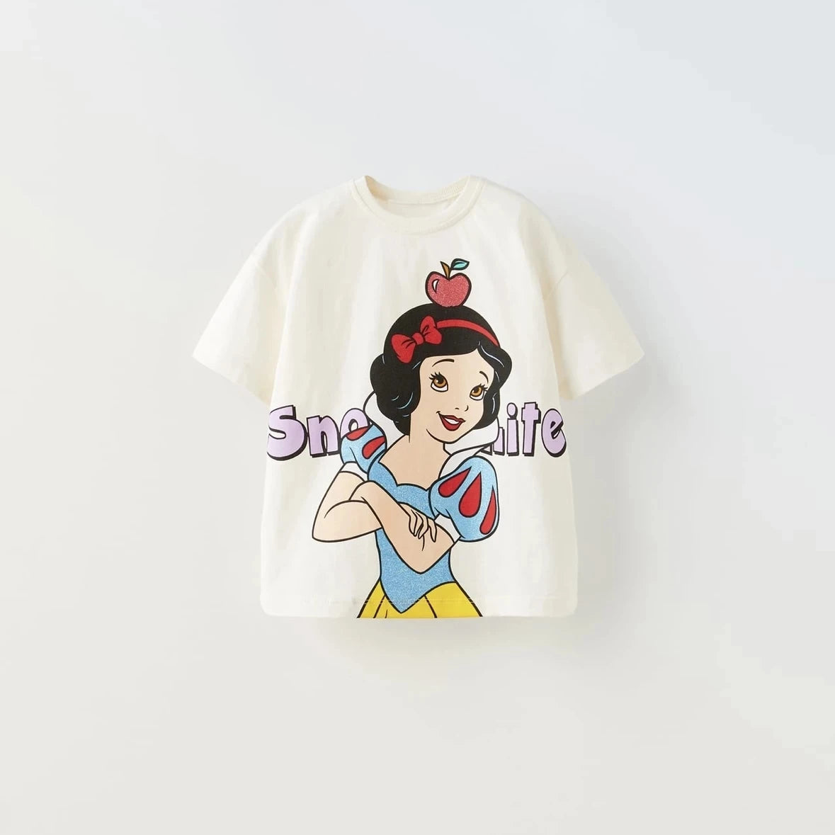 Baby Girl Disney Cartoon T-shirt Summer Clothing Popular Design Fashion Children Short Sleeve Tshirts Kids Girls' Tees Tops - Slobuy
