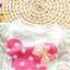Baby Girls Clothing Set Fashion Bow Dot T shirt+ Pant Suit Kids Cotton Tracksuit Children Spring Long Sleeve Clothes - Slobuy