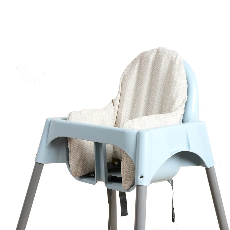 Baby High Chair Cushion Inflatable High Chair Cover Pad Reversible Supporting Cushion for High Chair Wipeable Cover - Slobuy
