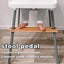 Baby Highchair Foot Rest Footrest Natural Wooden Non-slip Stable Highchair Footrest Accessories for Baby Toddler Highchair Foot - Slobuy