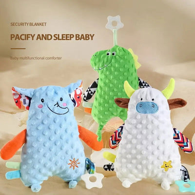 Baby Infant Animal Soothing Placate Towel Cartoon Plush Bear Rabbits Placate Dolls for Newbron Soft Comfortable Towel - Slobuy