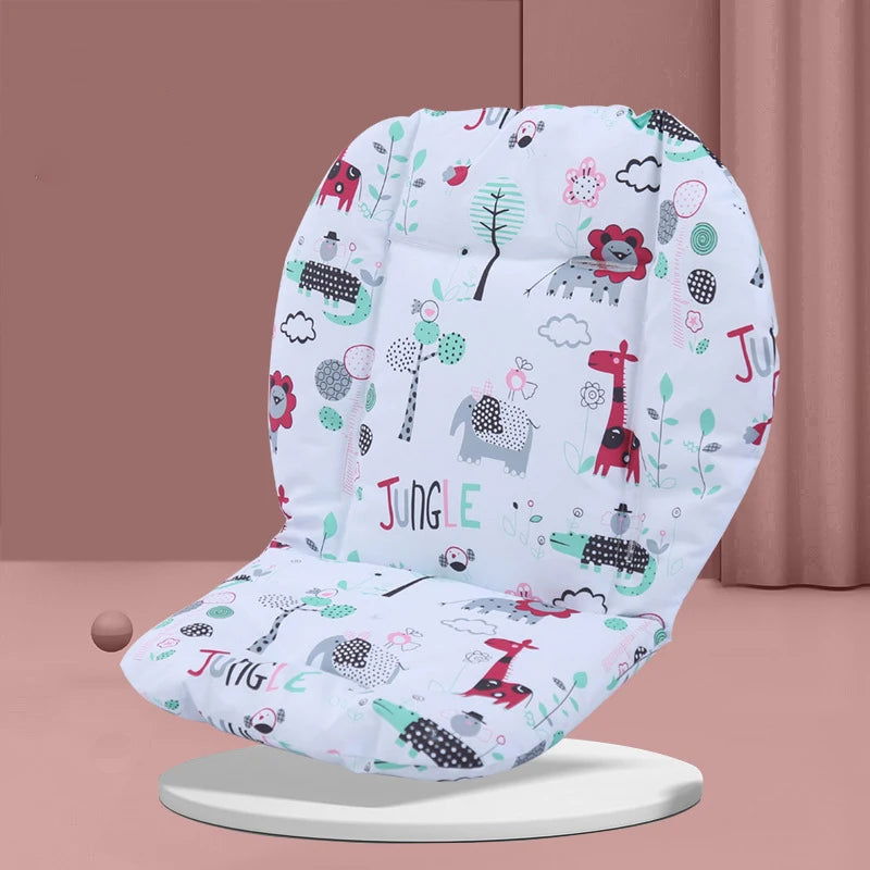 Baby Kids Highchair Cushion Pad Mat Booster Seats Cushion Pad Mat Feeding Chair Cushi on Pad Stroller Cushion Mat Cotton Fabric - Slobuy