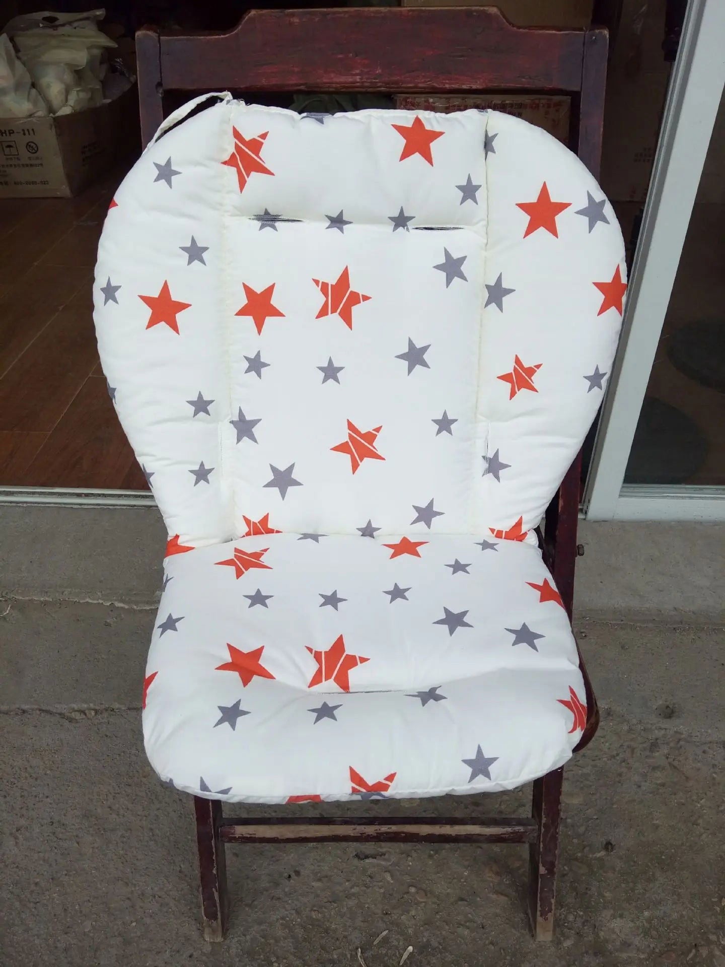 Baby Kids Highchair Cushion Pad Mat Booster Seats Cushion Pad Mat Feeding Chair Cushi on Pad Stroller Cushion Mat Cotton Fabric - Slobuy