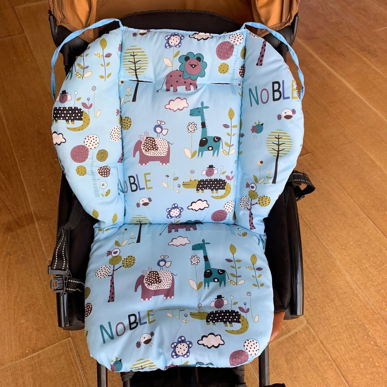 Baby Kids Highchair Cushion Pad Mat Booster Seats Cushion Pad Mat Feeding Chair Cushi on Pad Stroller Cushion Mat Cotton Fabric - Slobuy