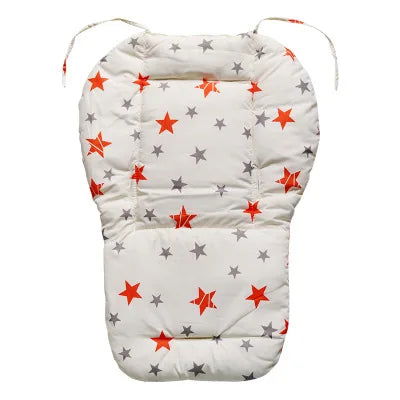 Baby Kids Highchair Cushion Pad Mat Booster Seats Cushion Pad Mat Feeding Chair Cushi on Pad Stroller Cushion Mat Cotton fabric - Slobuy