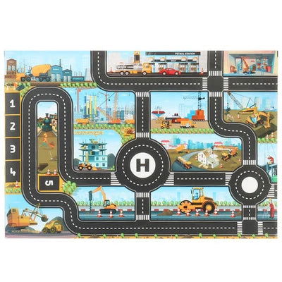 Baby Play Mat City Traffic Road Map Mat Carpet City Car Parking Lot Roadmap Traffic Signs Baby Climbing Playing Mat Game - Slobuy