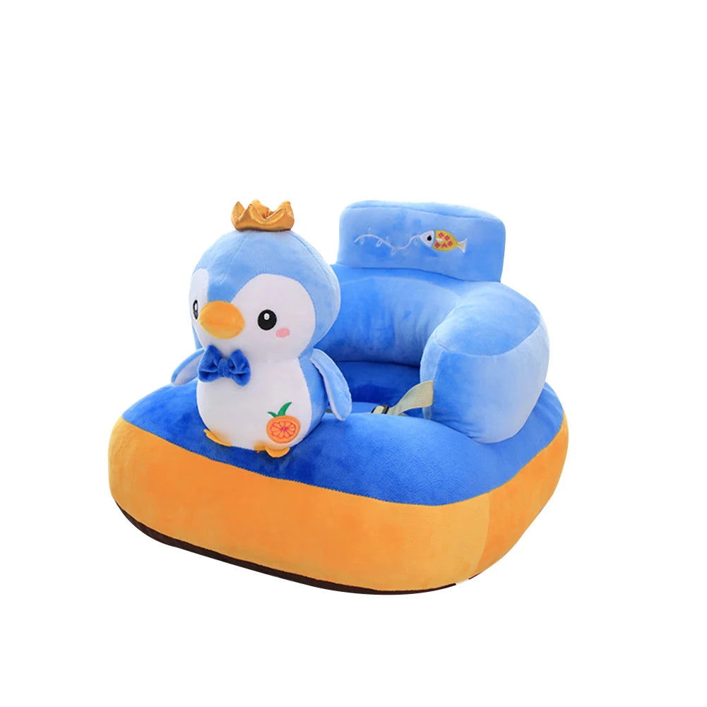 Baby Seats Sofa Seat with Cotton Animal Soft Plush Sitting Chair Baby Furniture - Slobuy