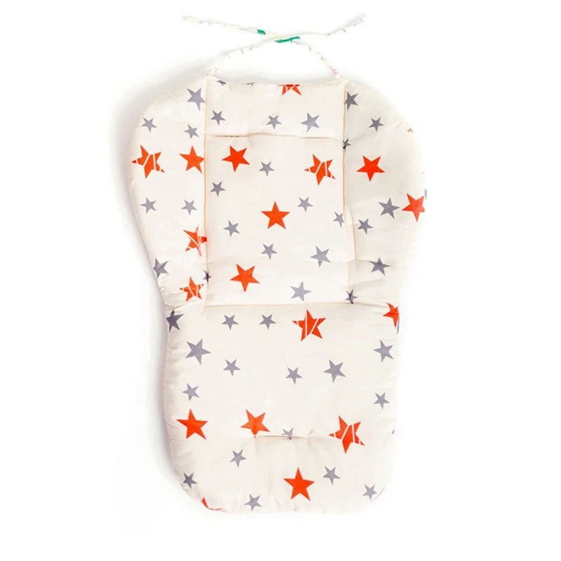 Baby Stroller Seat Pad Universal Baby Stroller High Chair Seat Cushion Liner Mat Cotton Soft Feeding Chair Pad Cover - Slobuy