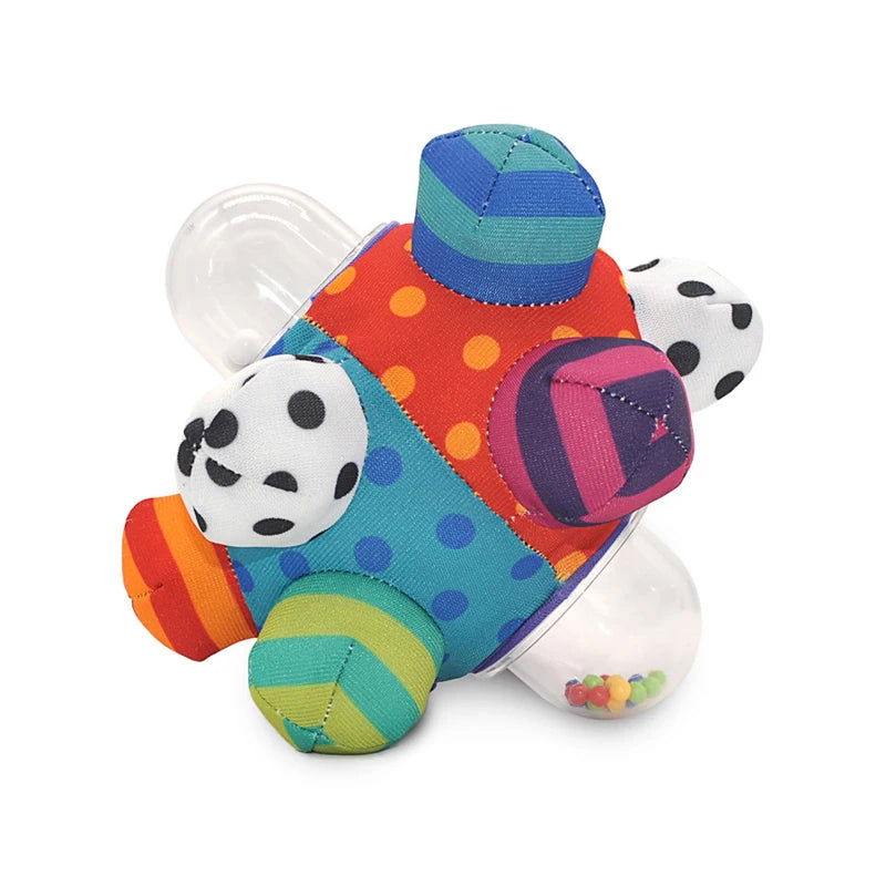 Baby Toy Fun Little Loud Bell Baby Ball Rattles Toy Develop Baby Intelligence Grasping Toy Hand Bell Rattle Toys For Baby Infant - Slobuy