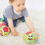 Baby Toys 0 12 Months Soft Cloth Rattle Ball Stuffed Baby Play Ball with Bell Cartoon Animals Interactive Toys Educational Toys - Slobuy