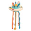 Baby Toys 0 12 Months Soft Cloth Rattle Ball Stuffed Baby Play Ball with Bell Cartoon Animals Interactive Toys Educational Toys - Slobuy