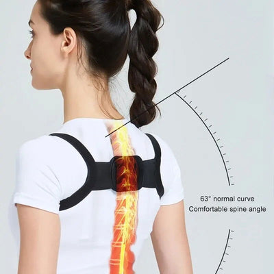 Back Brace Correction Belt Lumbar Brace Straightener Neck Hump Corrector Belt Corset Posture Correction Personal Health - Slobuy