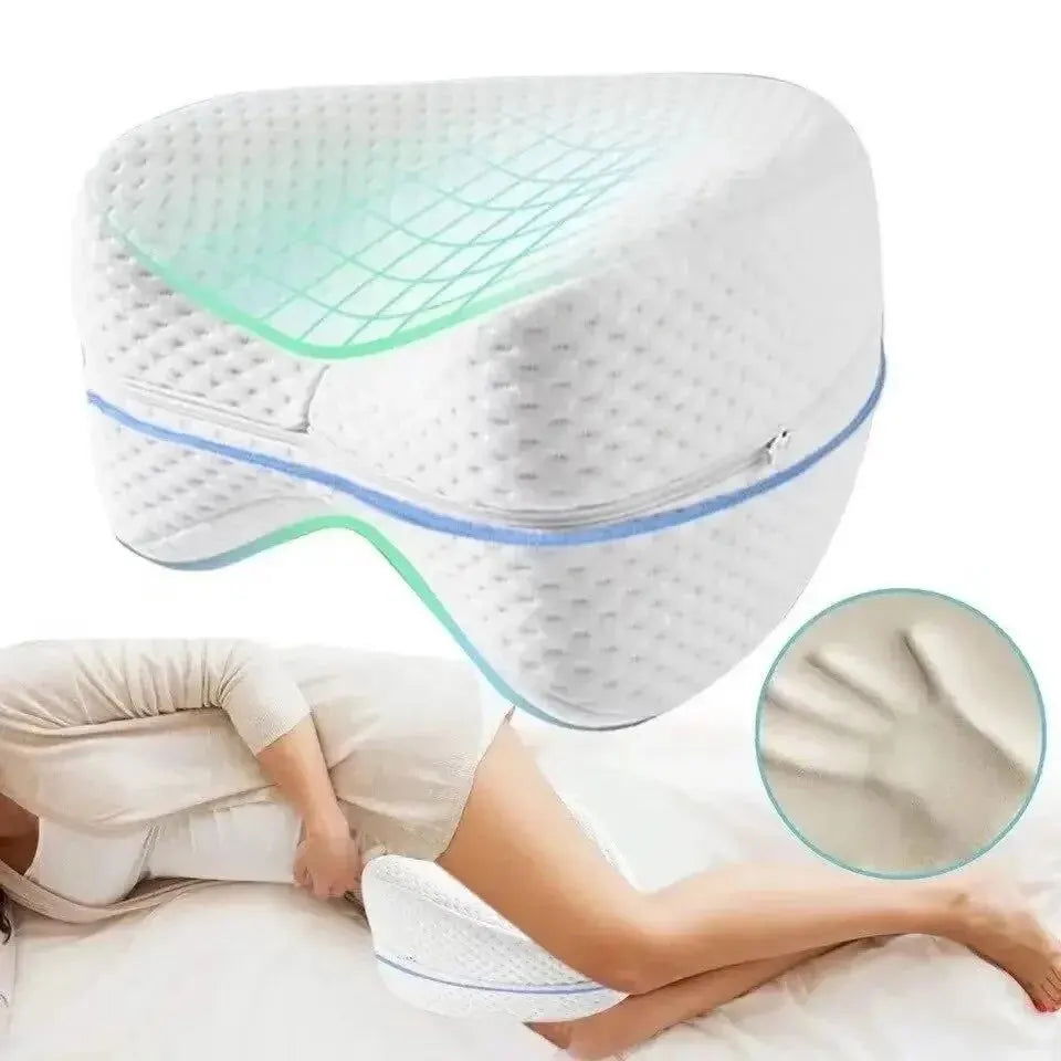 Back Hip Body Joint Pain Relief Thigh Leg Orthopedic Sciatica Pad Cushion Home Memory Foam Cotton Leg Pillow - Slobuy