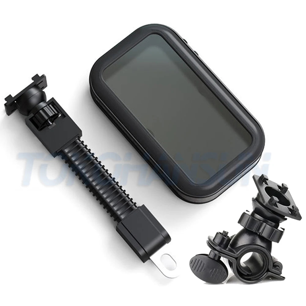 Separate Accessories! Universal bicycle Phone Holder/Bag Motorcycle Bike Stand/Bag 3.5-6.5 inch Motorbike Phone Bag (Not a set) - Slobuy