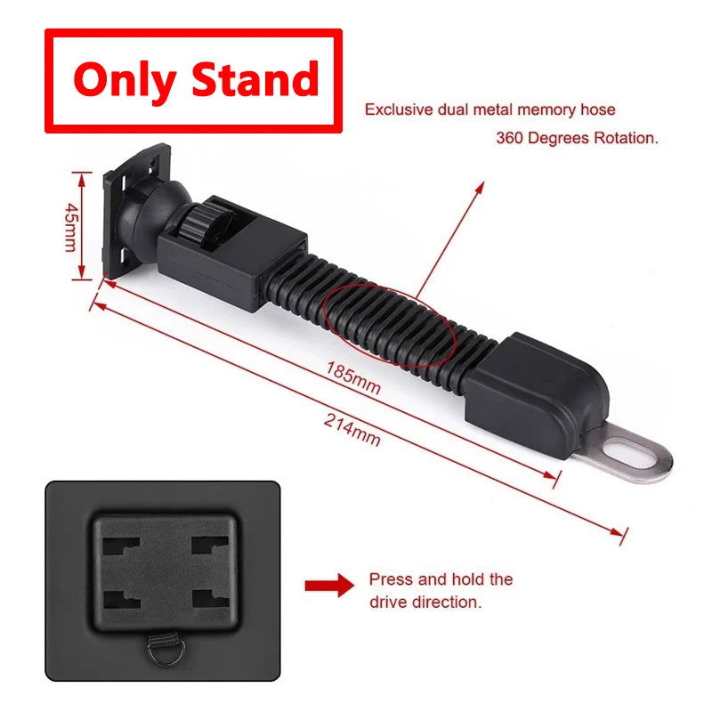 Separate Accessories! Universal bicycle Phone Holder/Bag Motorcycle Bike Stand/Bag 3.5-6.5 inch Motorbike Phone Bag (Not a set) - Slobuy
