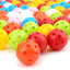 24Pcs/Bag 42MM Airflow Plastic Perforated Color Indoor Practice Golf Balls Good for Your Pets - Slobuy
