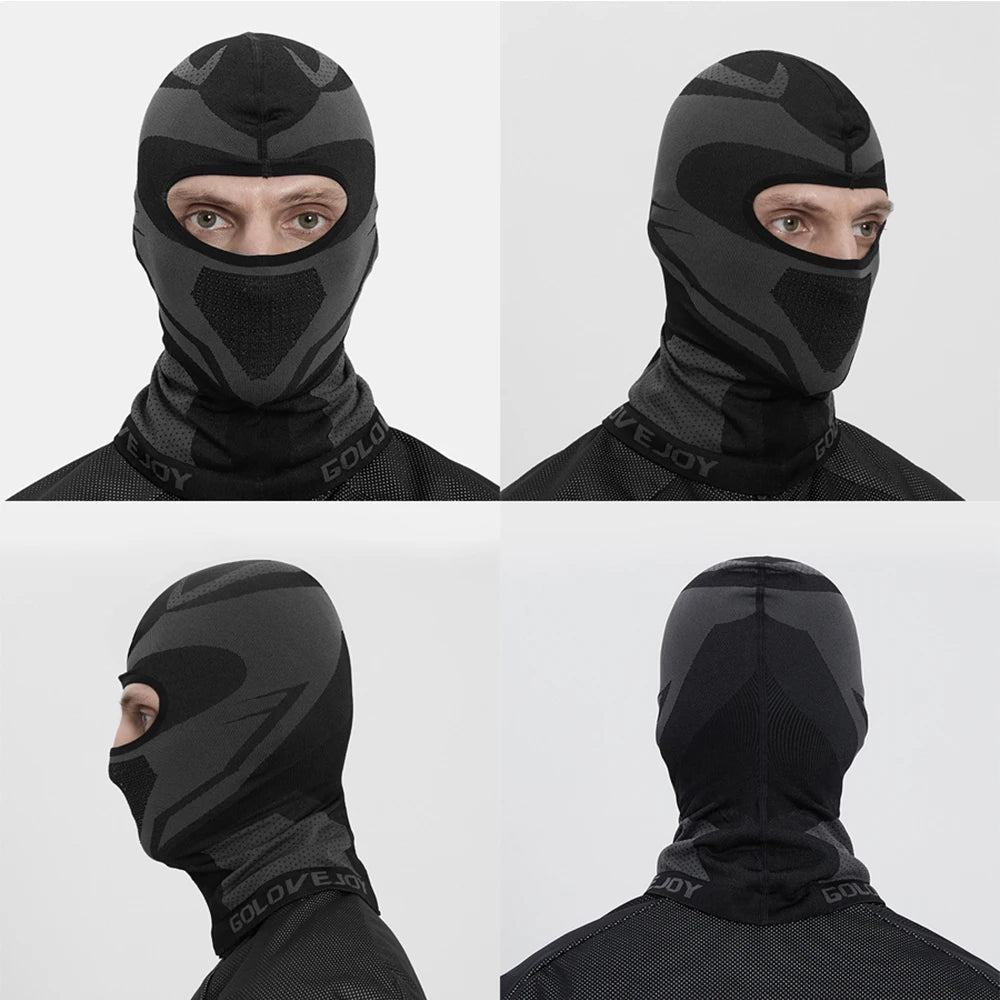 Balaclava Warm Mask Full Face Winter Four Seasons Breathable Ski Mask Motorcycle Cycling Bike Scarf Hat Casco Moto Helmet Hood - Slobuy