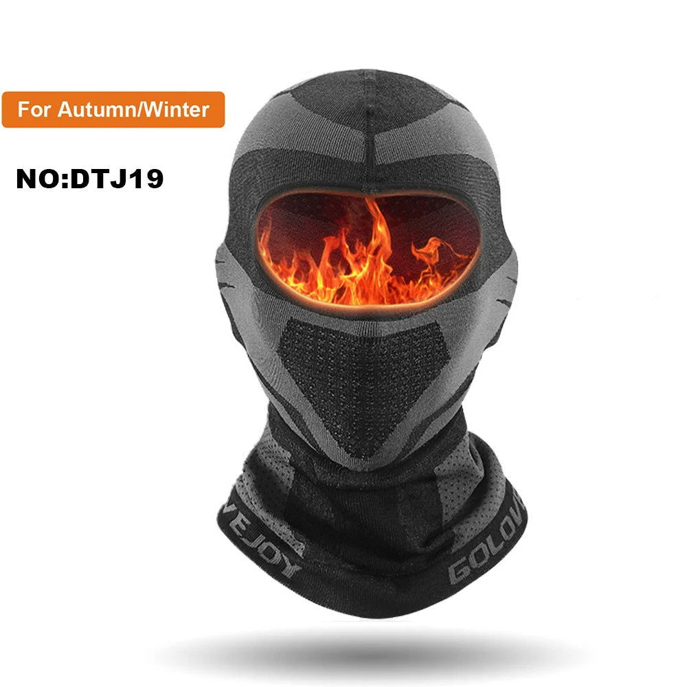 Balaclava Warm Mask Full Face Winter Four Seasons Breathable Ski Mask Motorcycle Cycling Bike Scarf Hat Casco Moto Helmet Hood - Slobuy