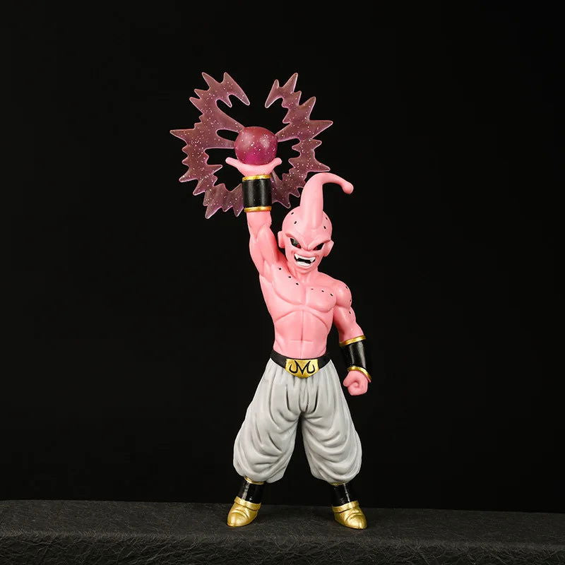 Bandai 26cm Dragon Ball Goku Buu Anime Figure Super Buu Figurine PVC Action Figures GK Statue Model Doll Collection Toy Gift Kid - Slobuy