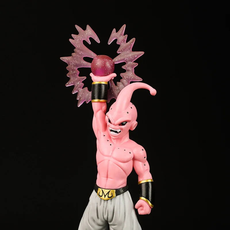 Bandai 26cm Dragon Ball Goku Buu Anime Figure Super Buu Figurine PVC Action Figures GK Statue Model Doll Collection Toy Gift Kid - Slobuy