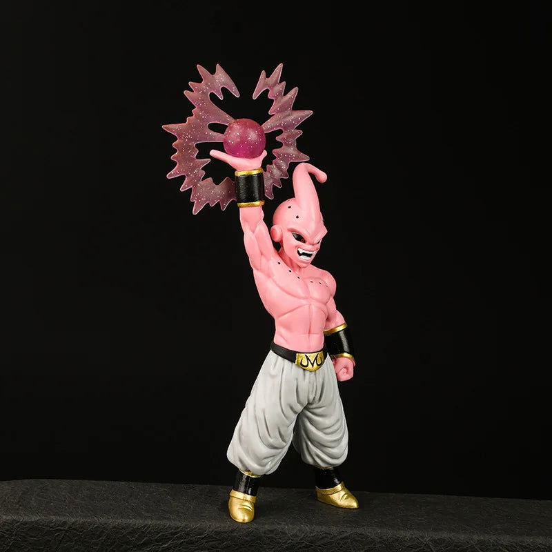 Bandai 26cm Dragon Ball Goku Buu Anime Figure Super Buu Figurine PVC Action Figures GK Statue Model Doll Collection Toy Gift Kid - Slobuy