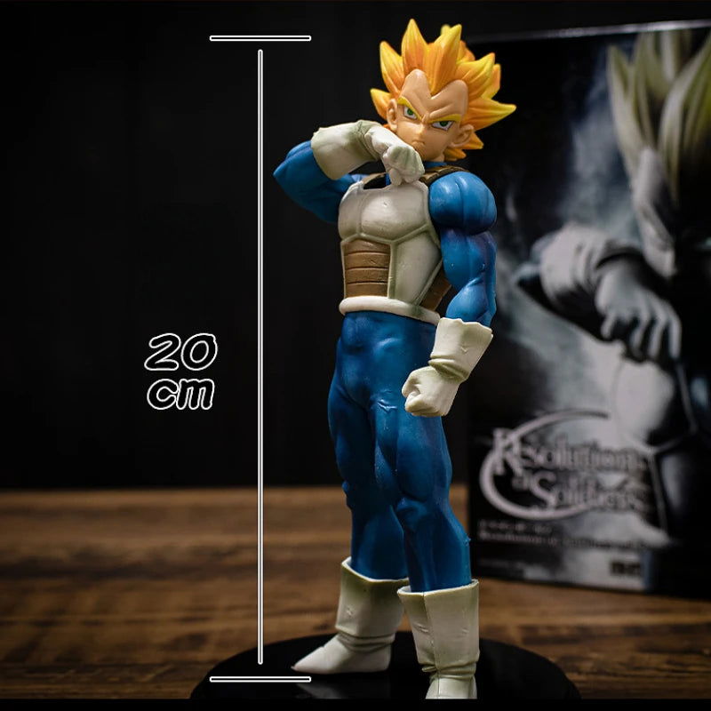 Bandai Dragon Ball 22cm Son Goku Vegeta Figure Super Saiyan Figure Anime Collectible Figurines for Kids DBZ Action Figure Model - Slobuy