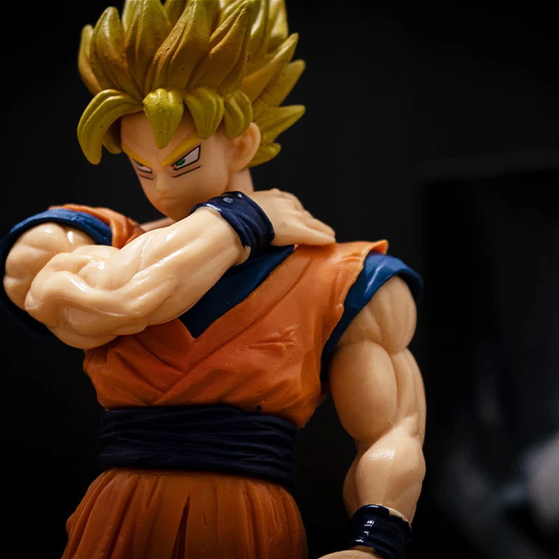 Bandai Dragon Ball 22cm Son Goku Vegeta Figure Super Saiyan Figure Anime Collectible Figurines for Kids DBZ Action Figure Model - Slobuy
