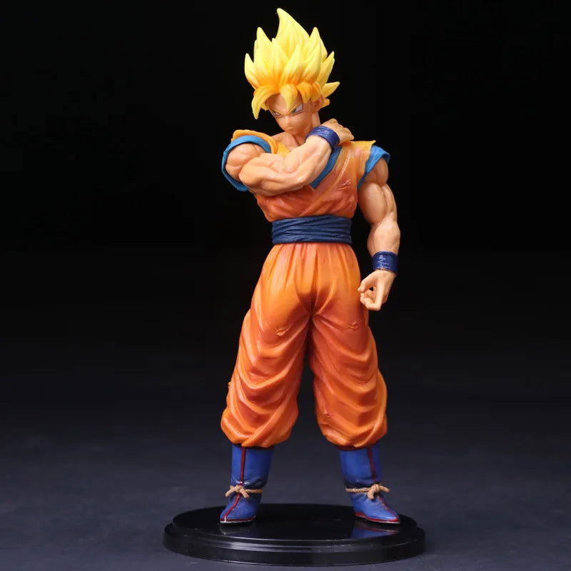Bandai Dragon Ball 22cm Son Goku Vegeta Figure Super Saiyan Figure Anime Collectible Figurines for Kids DBZ Action Figure Model - Slobuy